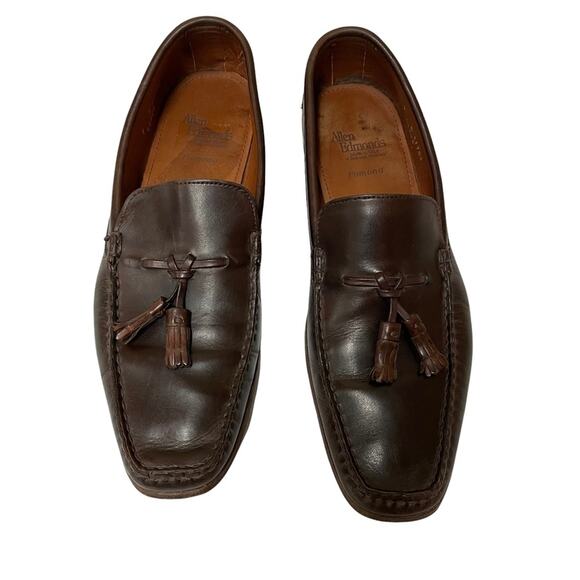 Allen Edmonds Pomona Brown Leather Tassle Loafer Men’s 9D main image 10